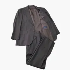 バーバリー ジャケット　紳士 ストライプ セットアップ スーツ シルク M〜L