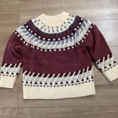ocean&ground ノルディック柄セーター120 色違い　双子