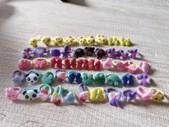 キッズ用ヘアゴム50個セット✨かわいい動物＆リボン♡大量まとめ売り 女の子