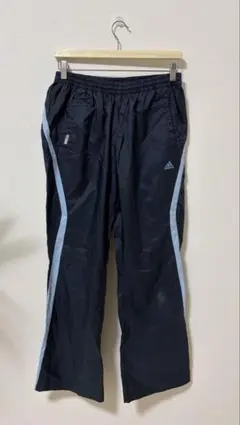 adidas clima proof(バギー/y2k/トラックパンツ/ネイビー)