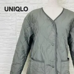 UNIQLO ユニクロ キルティングジャケット Mサイズ カーキ 薄手 ダウン