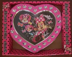 ディズニー ミニーマウス ハート型ジュエリークロック