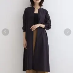 INDIVI インディヴィ2WAY洗える カラーストライプシャツワンピース 38