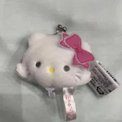 サンリオキャラクターズ ミルキーボアフェイスがま口ポーチ チャーミーキティ