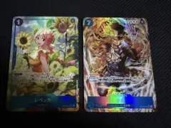 サボ　パラレル　OP15-046 レベッカ　パラレル　OP15-053 2枚