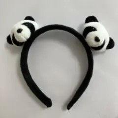 【新品】パンダカチューシャ