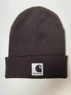 Carhartt ダークブラウン ニットビーニー