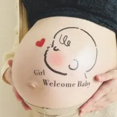 マタニティシール　マタニティフォトシール　マタニティペイントシール　マタニティ