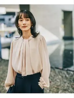 LEPSIM ボウタイ　ブラウス