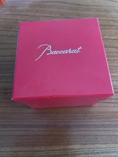 人気】Baccaratバカラ クリスタルレッドリング 保存箱・保存袋付き