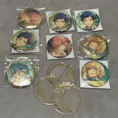 あんスタ サイン入りカバー 付き 缶バッジ fine 英智 桃李 渉 弓弦