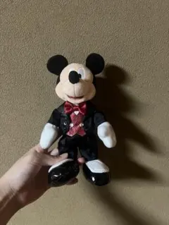 ミッキーマウス　ぬいぐるみバッジ《BBBビッグバンドビート》フィナーレ　ドラマー