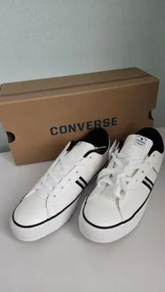 【新品・未使用】CONVERSE スニーカー　ホワイト　24.5cm
