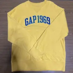 GAP 1969 ロゴ スウェット Sサイズ イエロー