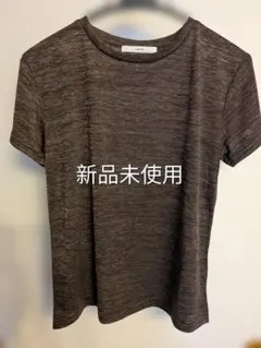 LARUTA 半袖 シアーTシャツ カットソー ブラウン