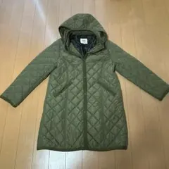 BEAMS HEART キルティングコート　モスグリーン