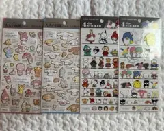 サンリオ　4サイズステッカー　大人の図鑑シール　まとめ売り