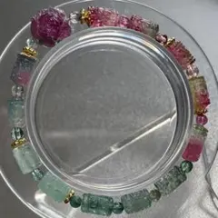 特級ウォーターメロントルマリン 13mm 大玉 ブレスレット トルマリン 