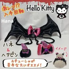 激レア 入手困難 USJ 限定 サンリオ ハローキティ デビル ヘアピン セット