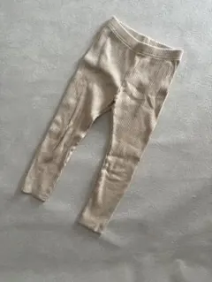 韓国子供服　ベージュ　レギンス　ボトムス