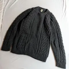 黒ニットセーターGREEN LABEL RELAXING