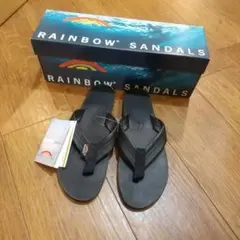 RAINBOW SANDALS レザーサンダル 新品未使用レディース Lのサムネイル
