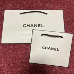 (中小)シャネル CHANEL 紙袋 ショッパー ２点セット