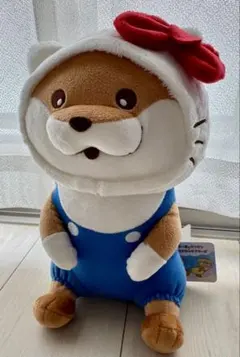 【未使用】可愛い嘘のカワウソ×サンリオキャラクターズ BIGぬいぐるみ　キティ