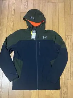 新品タグ付UNDER ARMOUR ストレッチウーブンフルジップフーディー