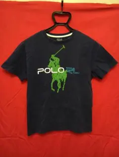 ポロ　ラルフローレン　ネイビー 　半袖Tシャツ