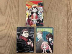 ワンピース ルフィ ナツコミ　非売品ダブルステッカー　ステッカー　呪術廻戦ほか②