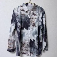 SHEIN シャツ 長袖 トップス 個性的