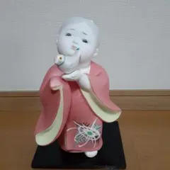 【美品】博多人形（台座付）