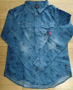 キッズ　レディース　BABYDOLL　デニムシャツ