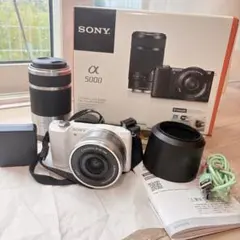 SONY α5000ダブルズームレンズキット （ショット数4300回）