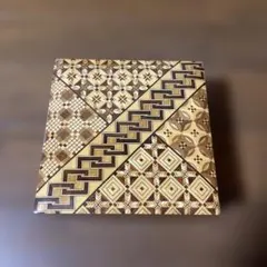 寄せ木細工のジュエリーボックス　オルゴール　昭和レトロ