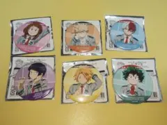【6種コンプ】 爆豪勝己 轟焦凍 緑谷出久 お茶子ヒロアカ 学べ！授業 缶バッジ