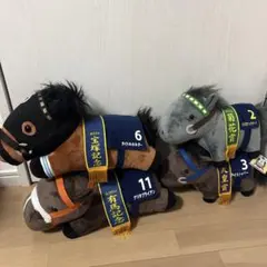 競走馬 ぬいぐるみ 4体セット - メルカリ