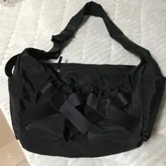 専用❣️prose verse 黒いショルダーバッグ ストラップ付き ママバッグ