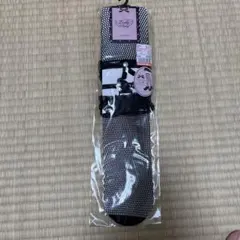 しまむら　眞白ありす　ガーター付きネット柄オーバーニー　黒のサムネイル