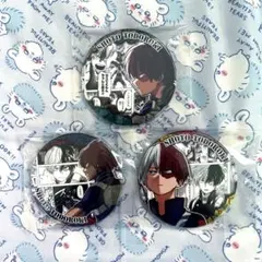 ヒロアカ　僕のヒーローアカデミア　轟焦凍　ジャンプショップ　限定　缶バッジ　3点