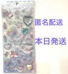 【正規品】キラキララインストーンシール　シナモロール　サンリオ ケイカンパニー