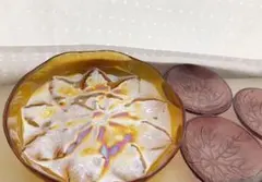 レトロ　カメイガラス社製　ガラスの器と小皿