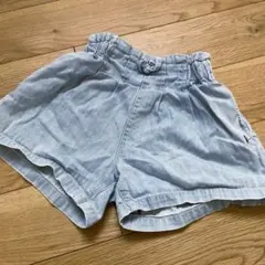 期間限定値下げ　アプレレクール　薄手デニムショートパンツ