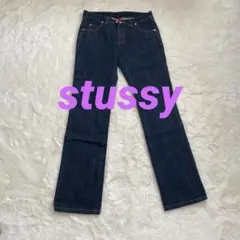 stussy ダークブルー ストレートデニム 26のサムネイル