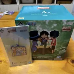 ワンピース一番くじ　A賞 エース&サボ&ルフィ　おまけ付き