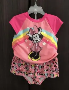 ディズニーDisneyミニーちゃんセパレート女の子3点セット+キャップ付き130