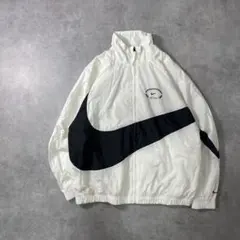 NIKE ナイロンジャケット ブルゾン ビックスウォッシュ ホワイト2XL