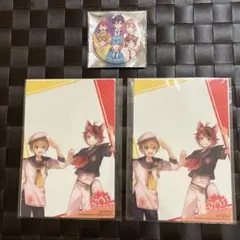 すとぷり　オリジナルクリアカード2枚と缶バッジのセット