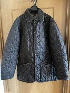 LAVENHAM ブラック キルティングジャケット 38